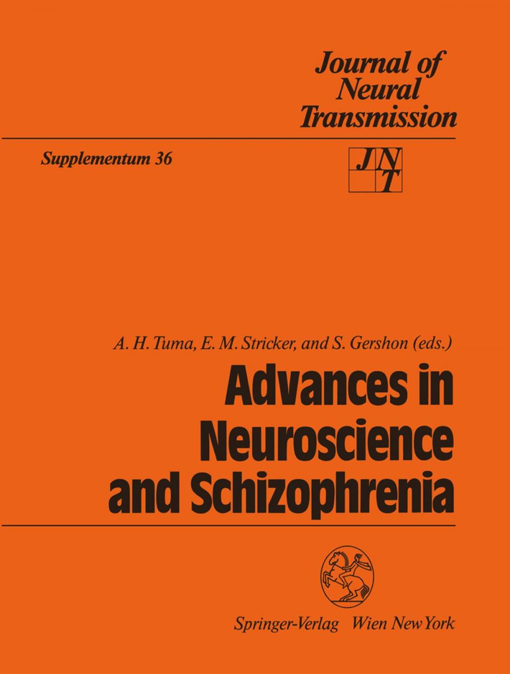 Big bigCover of Advances in Neuroscience and Schizophrenia