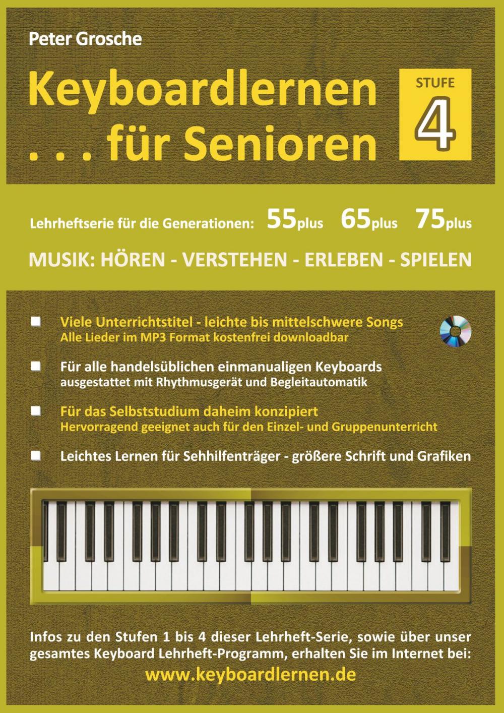 Big bigCover of Keyboardlernen für Senioren (Stufe 4)