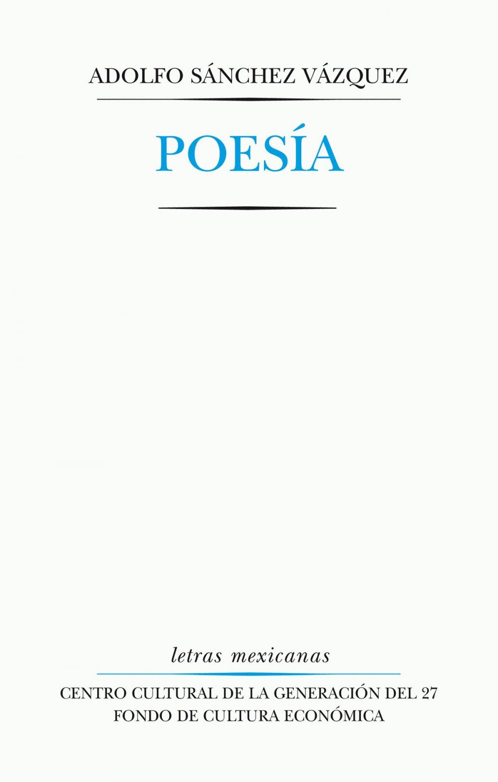 Big bigCover of Poesía