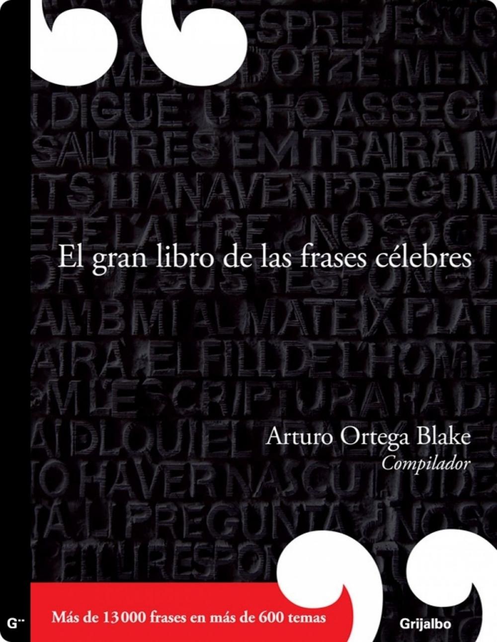 Big bigCover of El gran libro de las frases celebres