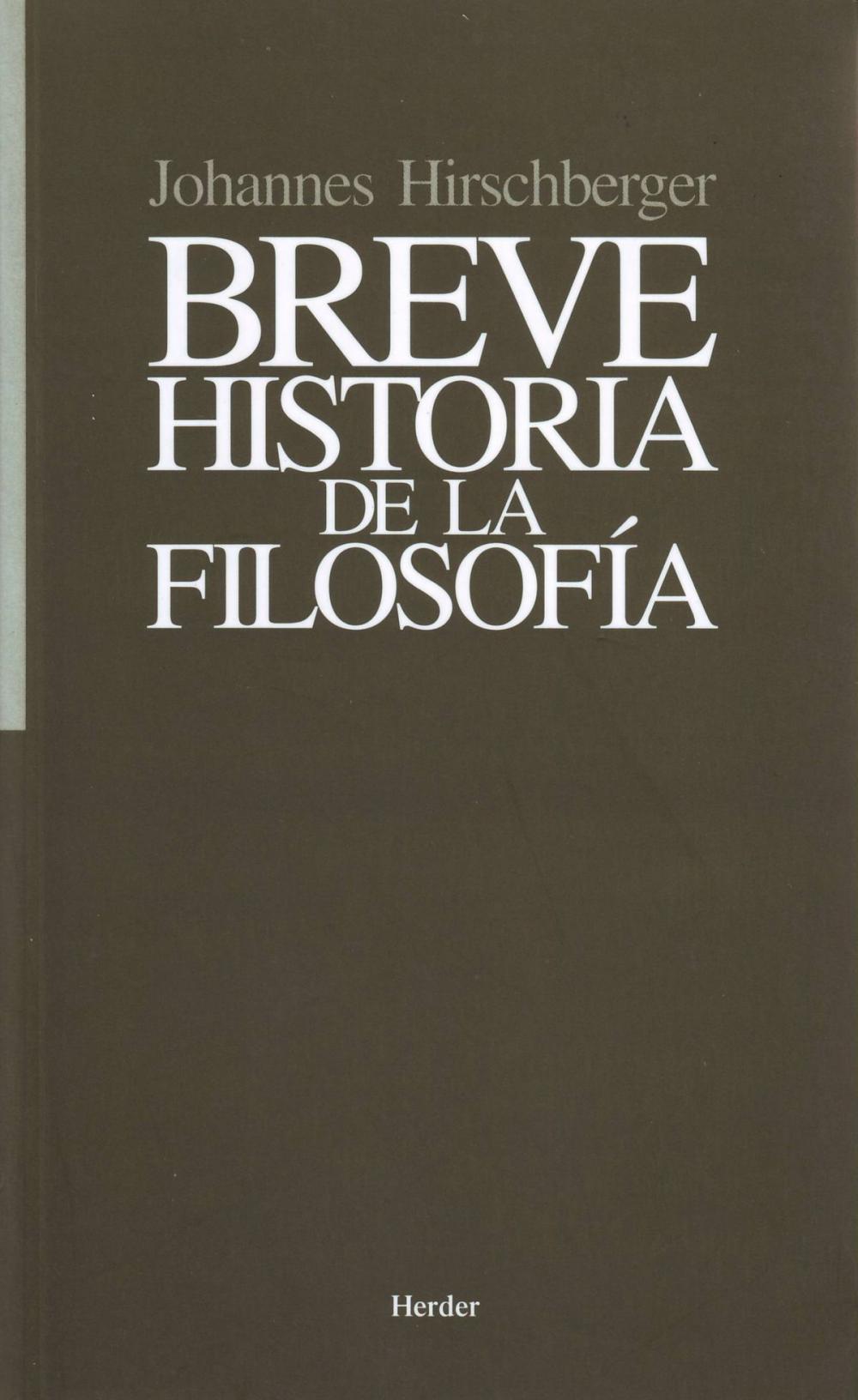 Big bigCover of Breve historia de la filosofía