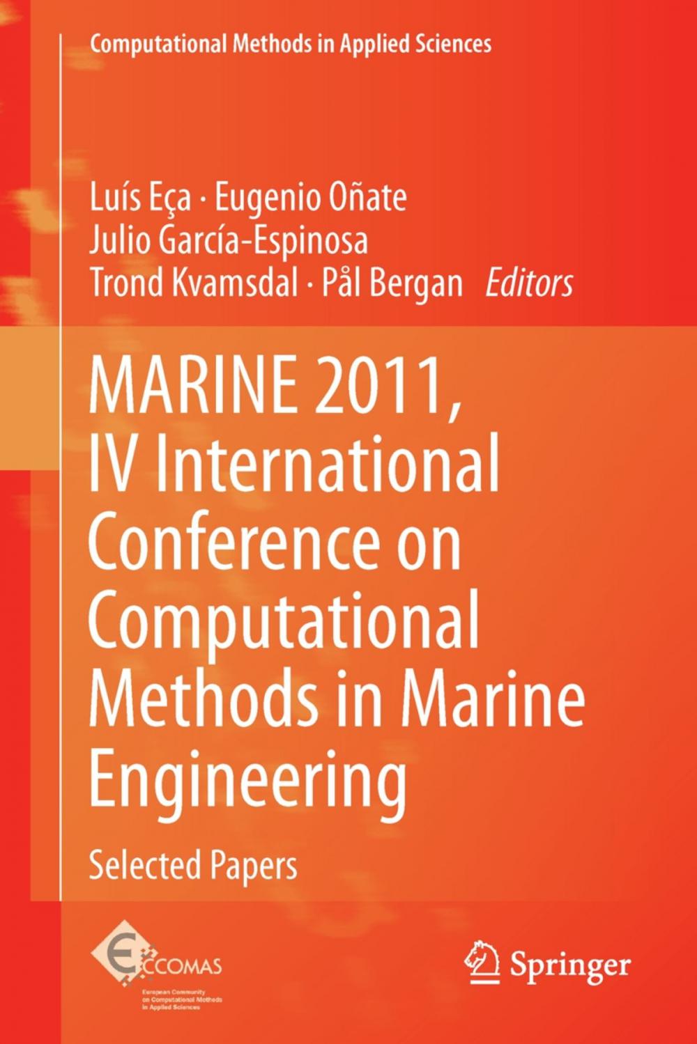 Big bigCover of MARINE 2011, IV International Conference on Computational Methods in Marine Engineering