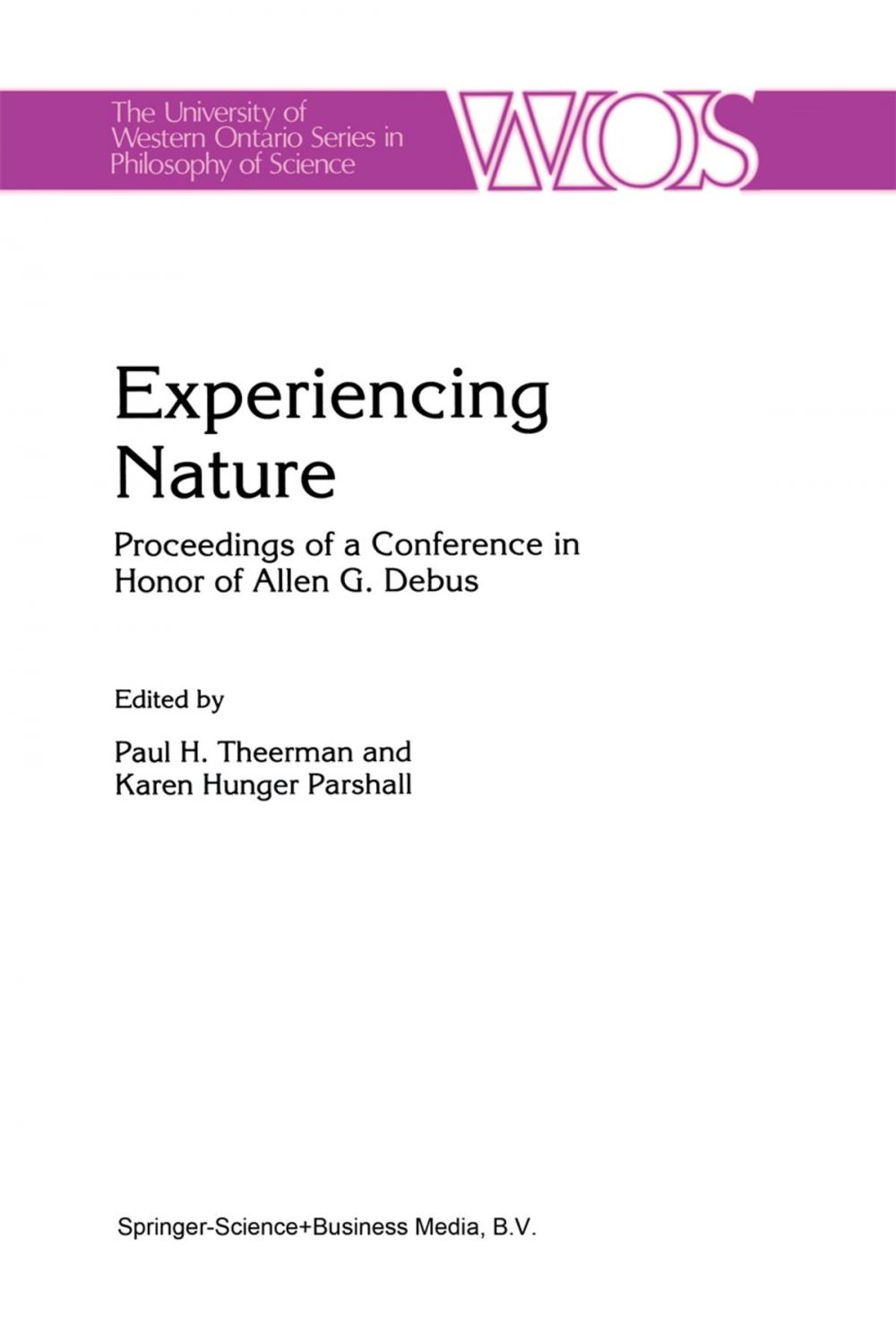 Big bigCover of Experiencing Nature