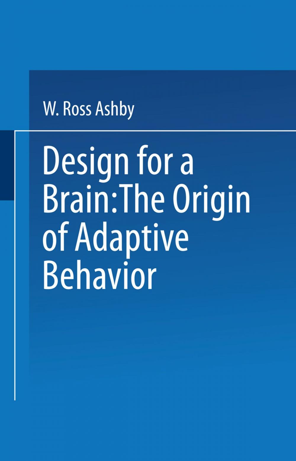 Big bigCover of Design for a Brain