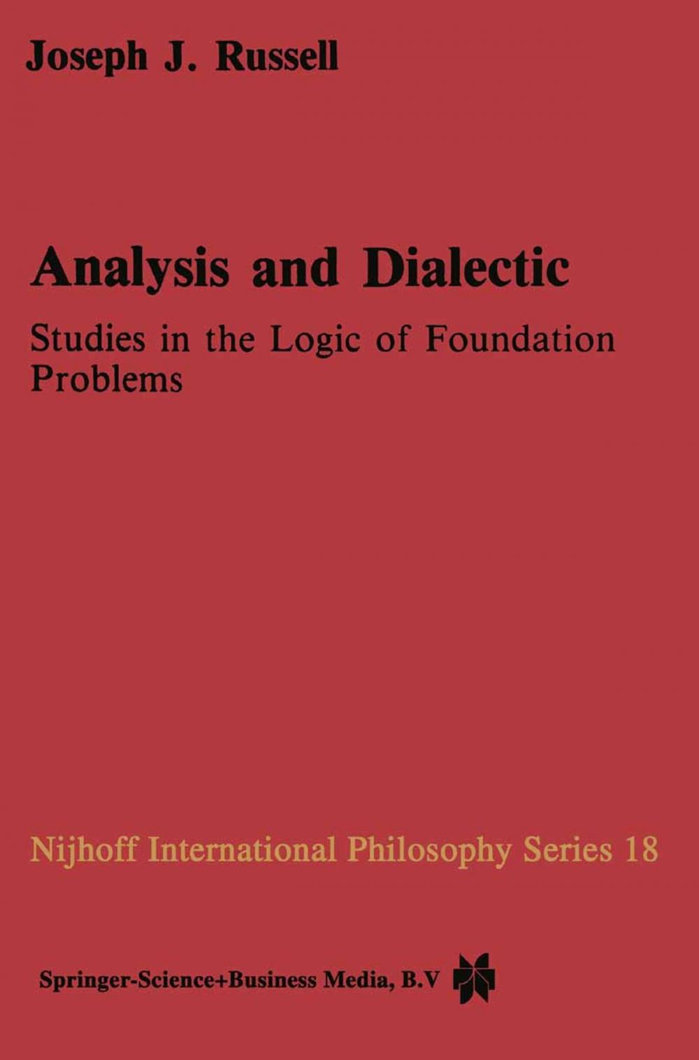 Big bigCover of Analysis and Dialectic