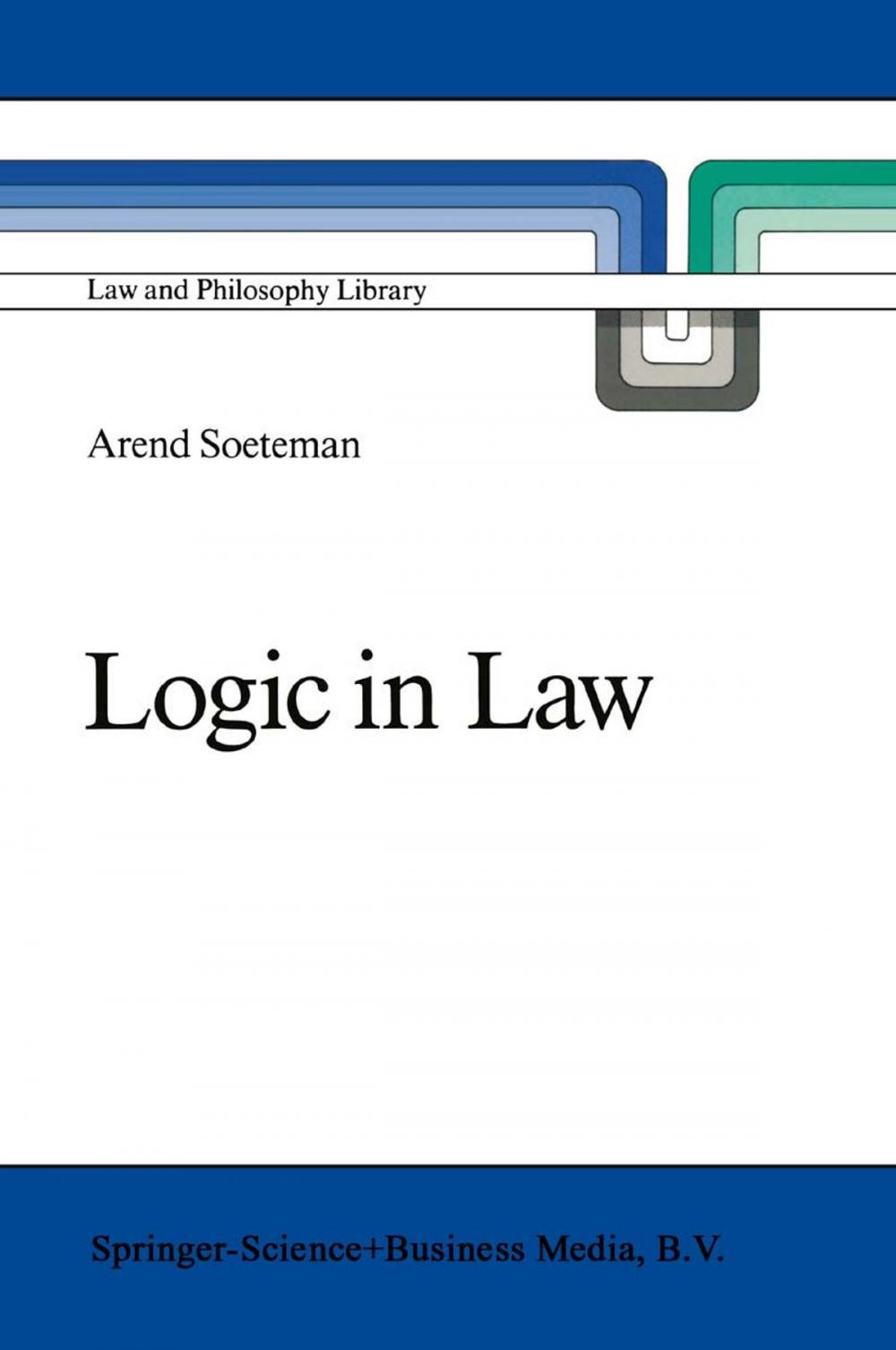 Big bigCover of Logic in Law