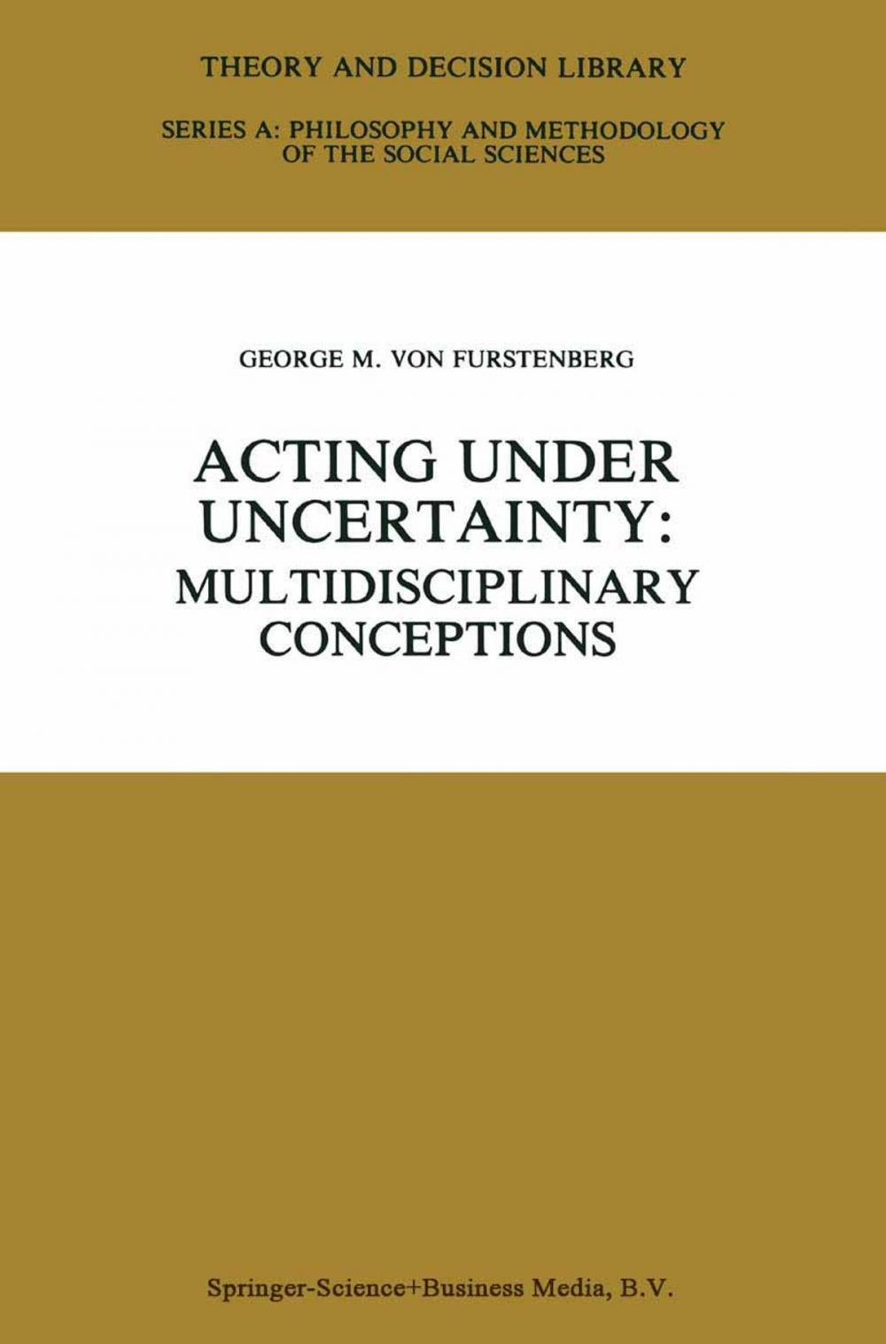 Big bigCover of Acting under Uncertainty