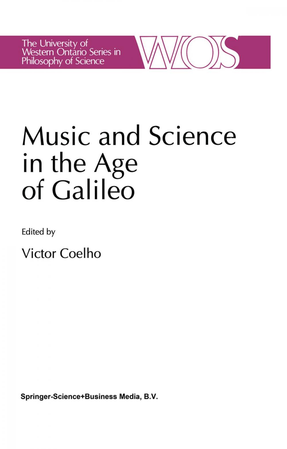 Big bigCover of Music and Science in the Age of Galileo