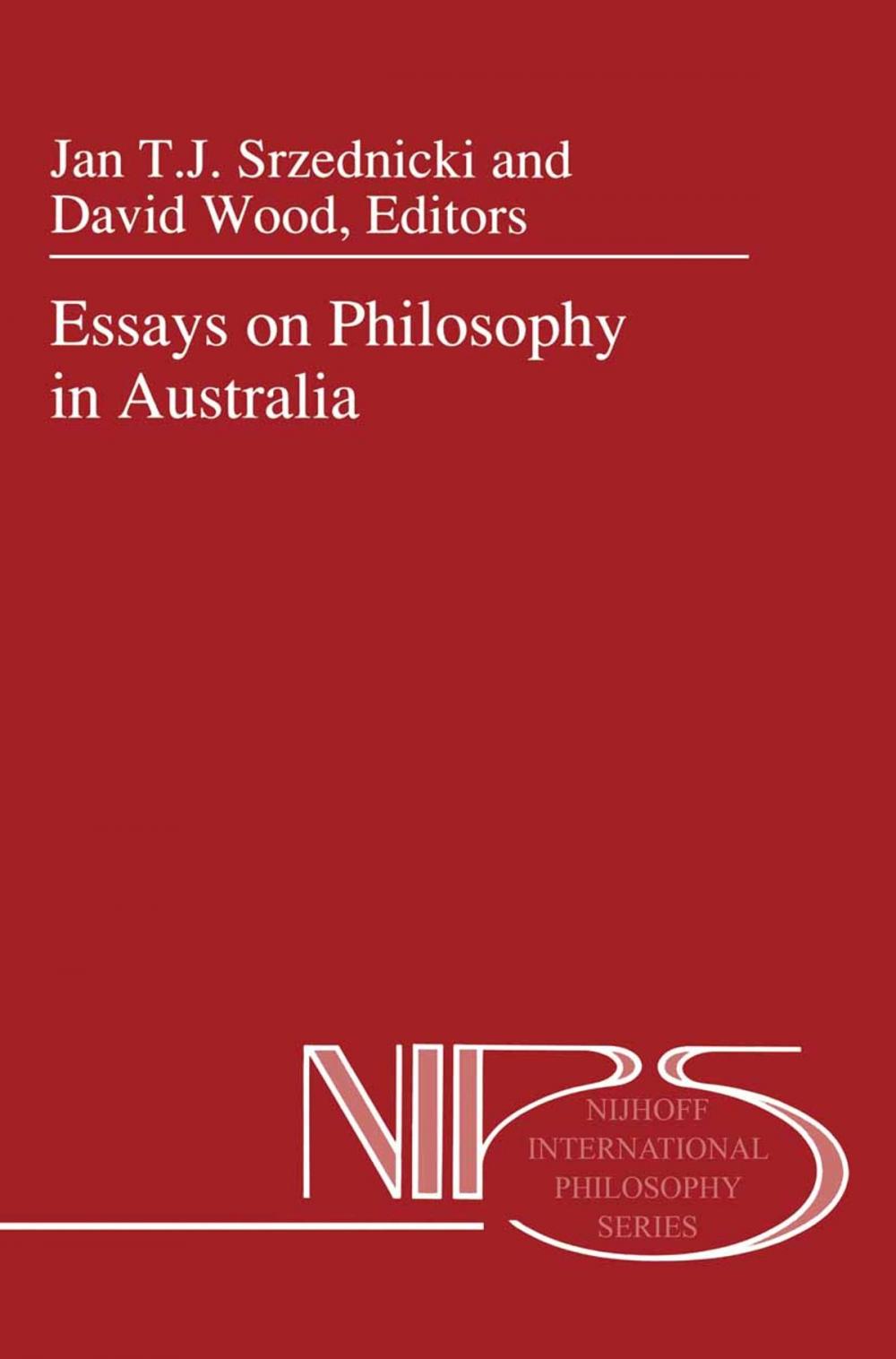 Big bigCover of Essays on Philosophy in Australia