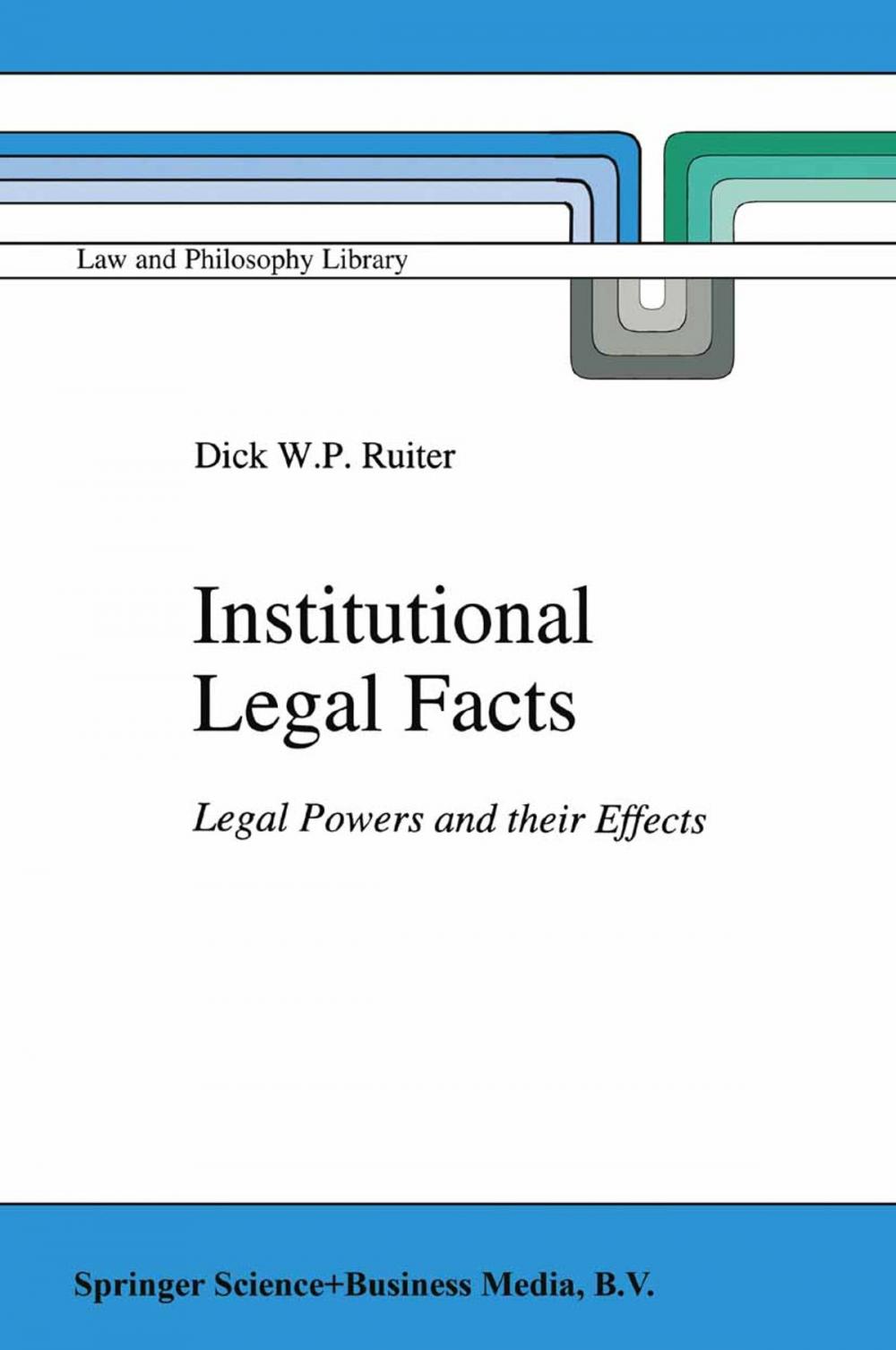 Big bigCover of Institutional Legal Facts