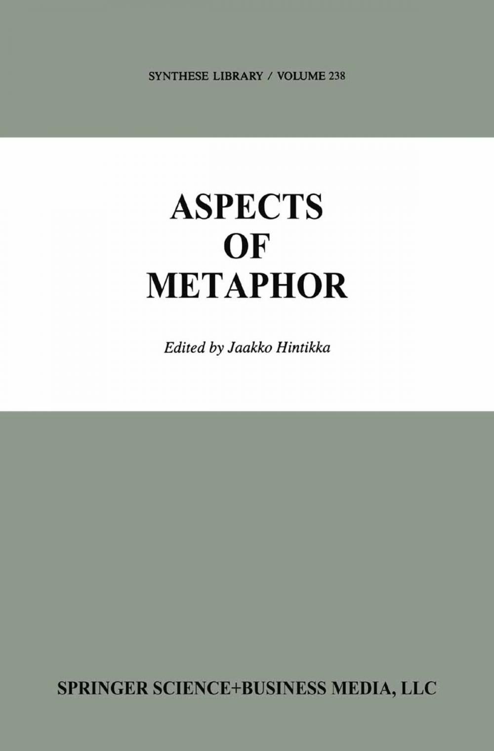 Big bigCover of Aspects of Metaphor