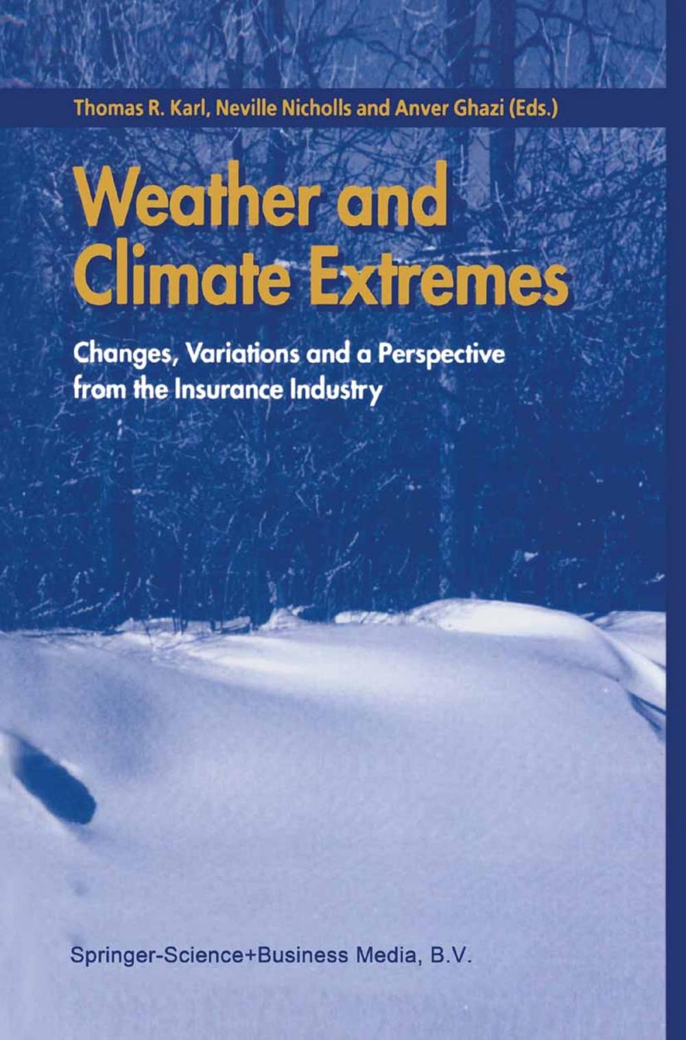 Big bigCover of Weather and Climate Extremes