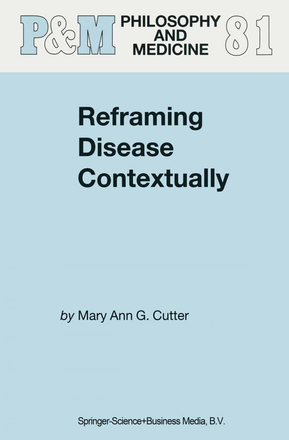 Big bigCover of Reframing Disease Contextually