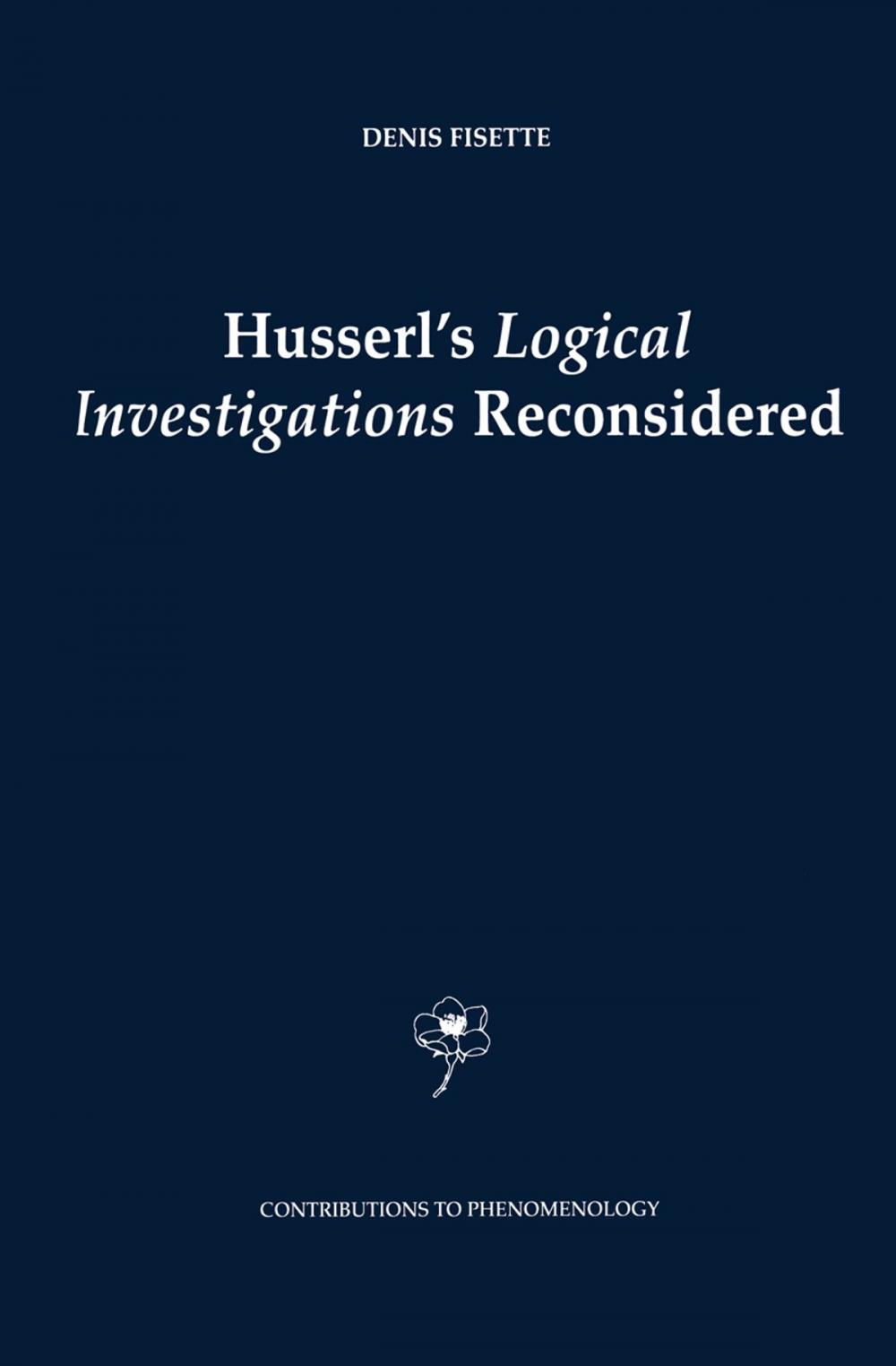 Big bigCover of Husserl's Logical Investigations Reconsidered