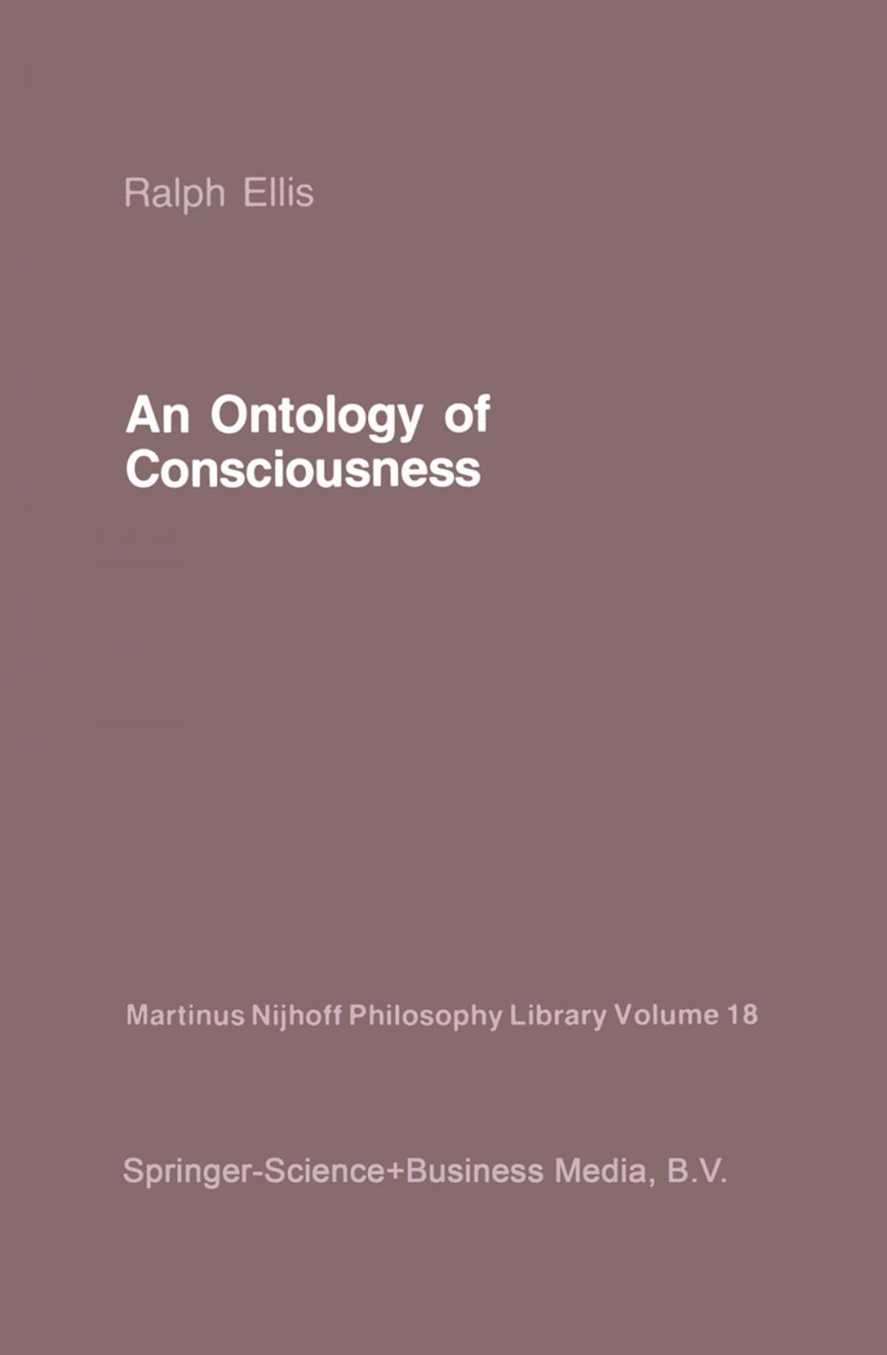 Big bigCover of An Ontology of Consciousness