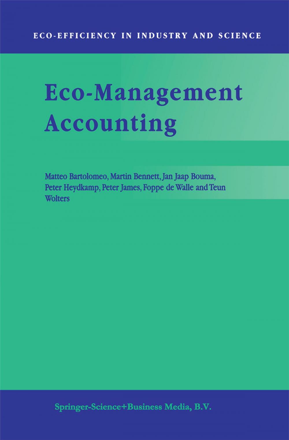 Big bigCover of Eco-Management Accounting