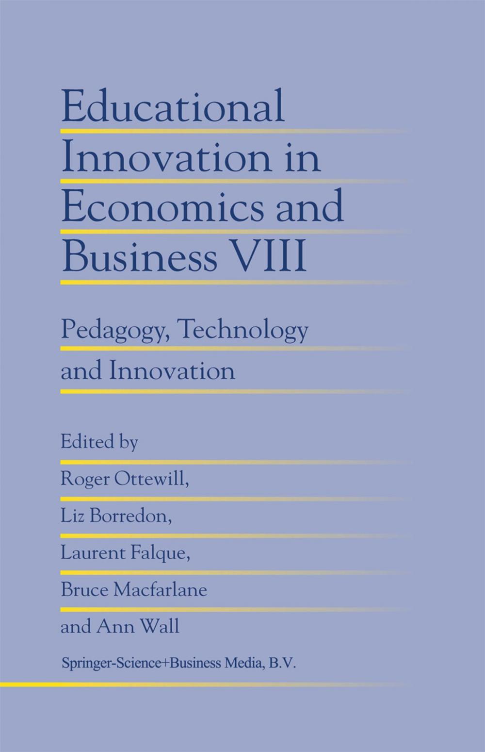 Big bigCover of Educational Innovation in Economics and Business