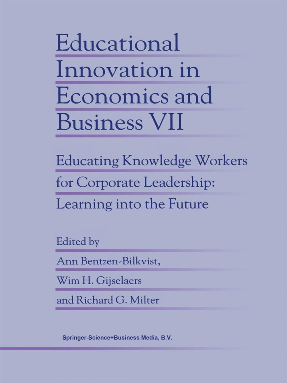 Big bigCover of Educational Innovation in Economics and Business