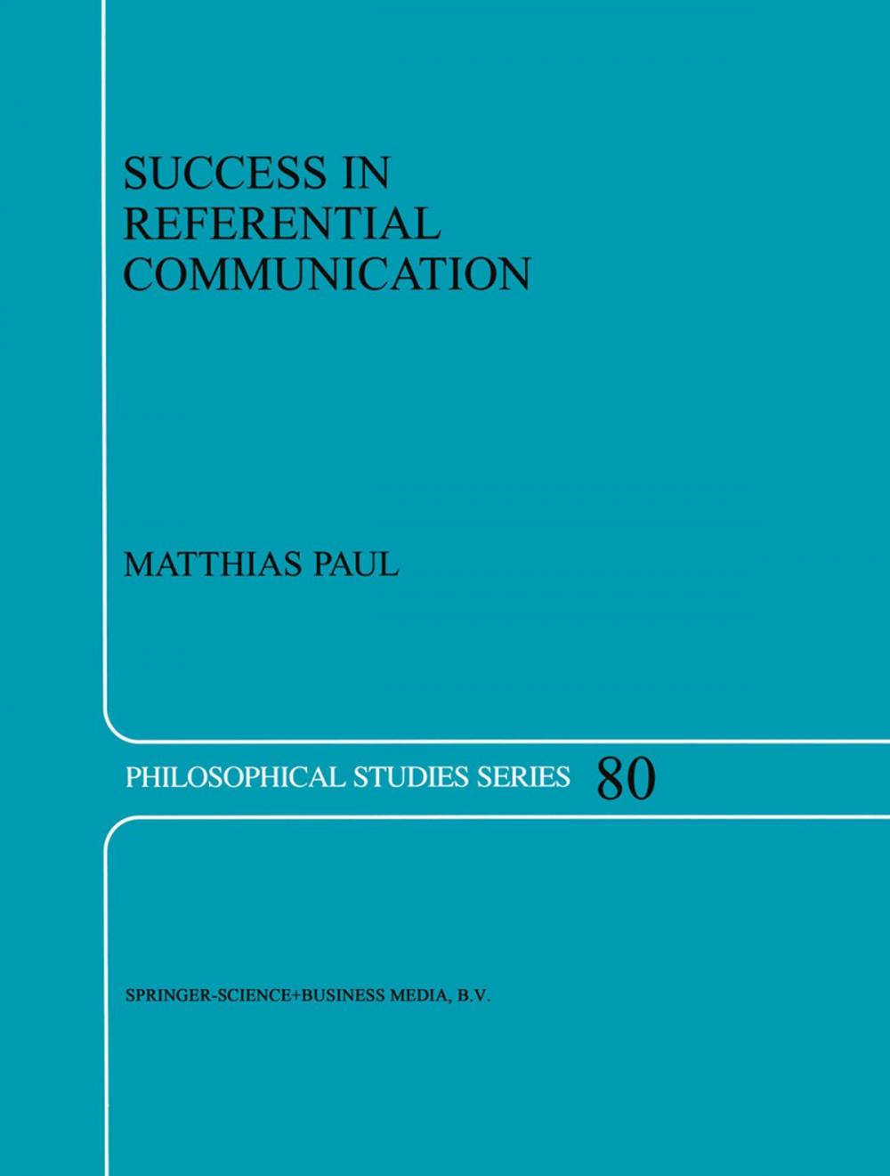 Big bigCover of Success in Referential Communication