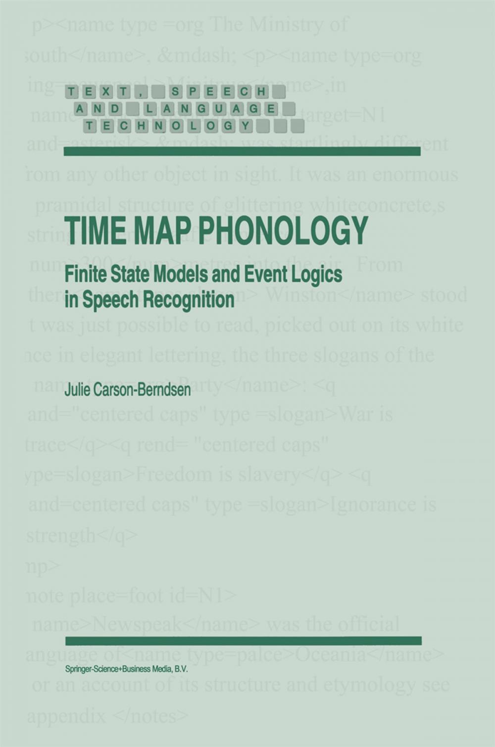 Big bigCover of Time Map Phonology