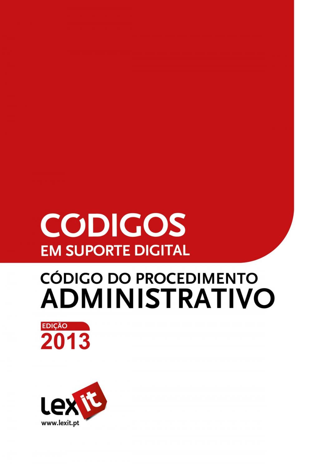 Big bigCover of Código do Procedimento Administrativo 2013