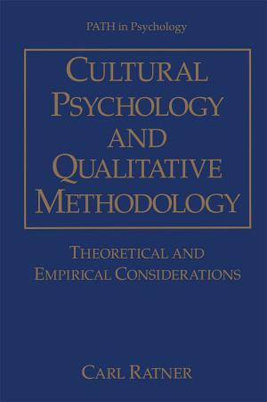 Cover of the book Cultural Psychology and Qualitative Methodology by Song Y. Yan