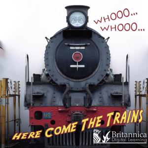 Cover of the book Whooo, Whooo… Here Come the Trains by Kyla Steinkraus