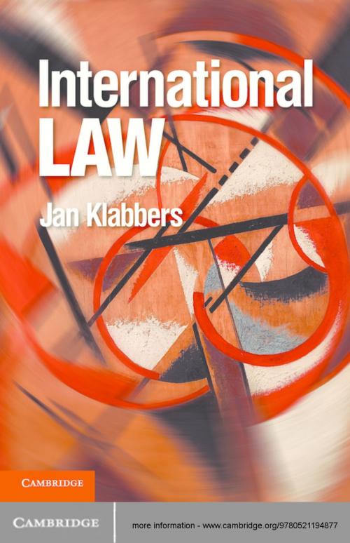 Cover of the book International Law by Jan Klabbers, Cambridge University Press