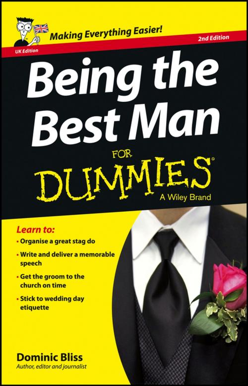 Cover of the book Being the Best Man For Dummies - UK by Dominic Bliss, Wiley