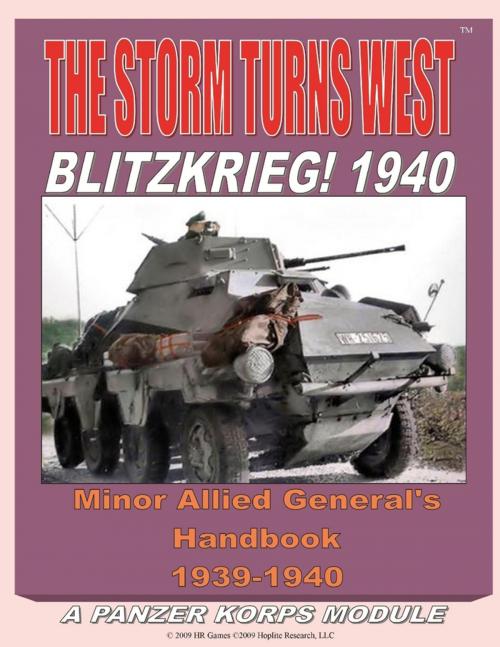 Cover of the book The Storm Turns West: Blitzkrieg! 1940 by Manny Granillo, Lulu.com