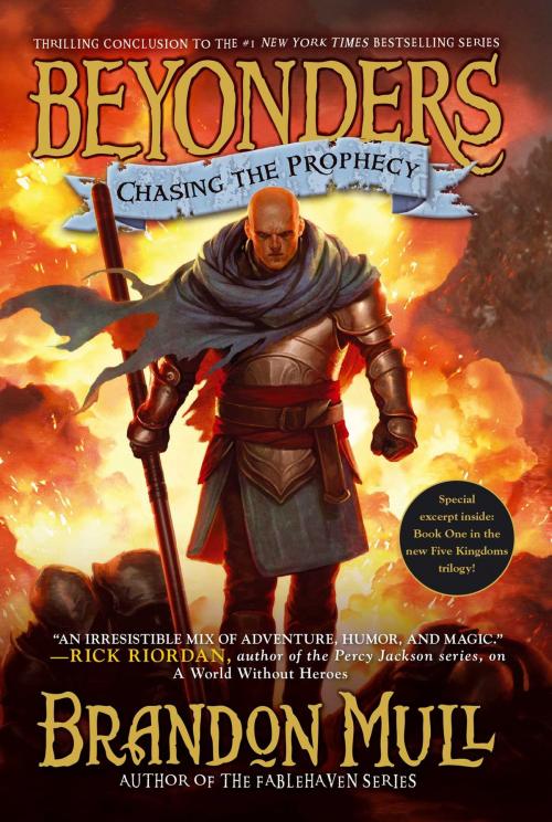 Cover of the book Chasing the Prophecy by Brandon Mull, Aladdin