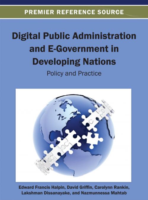 Cover of the book Digital Public Administration and E-Government in Developing Nations by , IGI Global