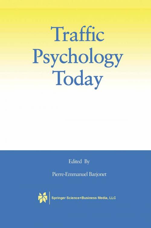 Cover of the book Traffic Psychology Today by , Springer US