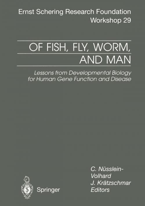 Cover of the book Of Fish, Fly, Worm, and Man by , Springer Berlin Heidelberg