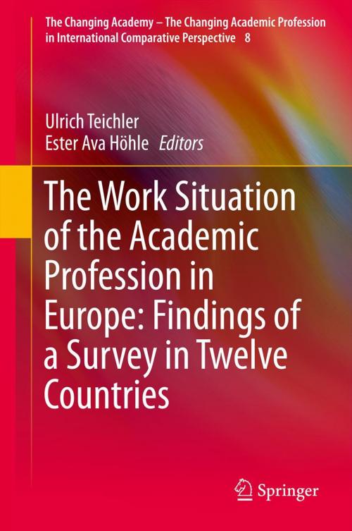 Cover of the book The Work Situation of the Academic Profession in Europe: Findings of a Survey in Twelve Countries by , Springer Netherlands