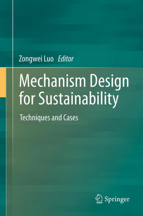 Cover of the book Mechanism Design for Sustainability by , Springer Netherlands