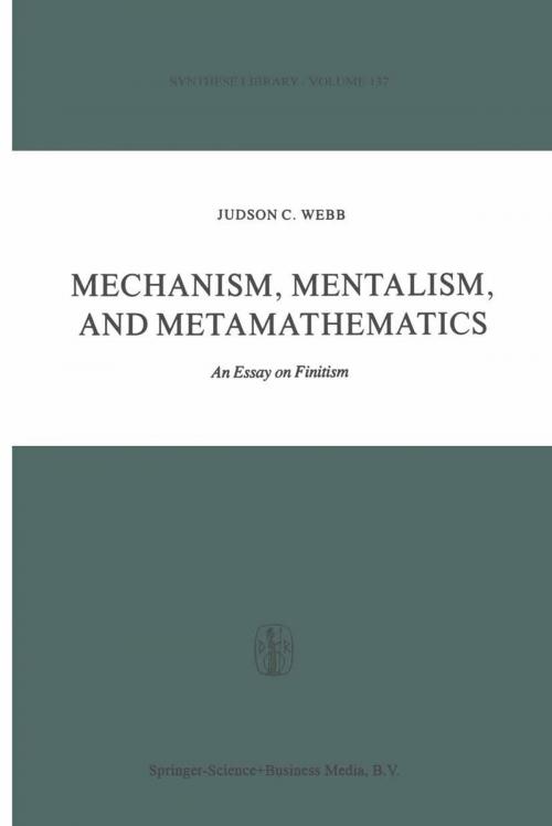 Cover of the book Mechanism, Mentalism and Metamathematics by J. Webb, Springer Netherlands