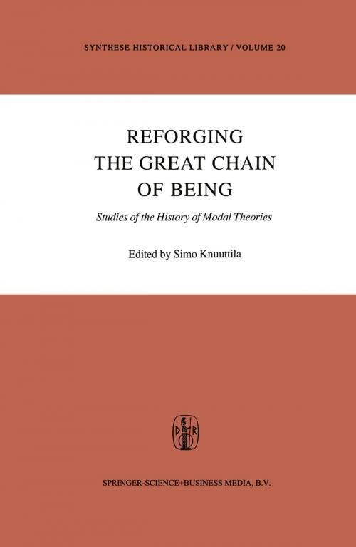 Cover of the book Reforging the Great Chain of Being by , Springer Netherlands