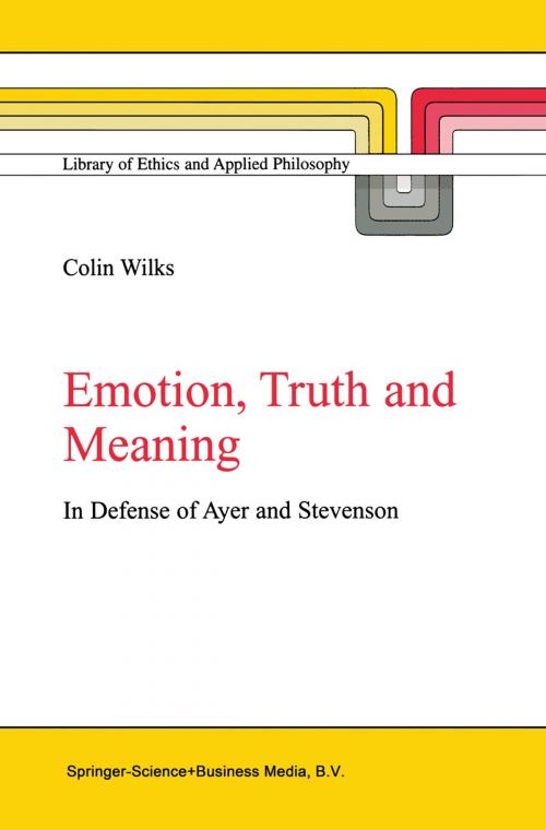 Cover of the book Emotion, Truth and Meaning by C. Wilks, Springer Netherlands