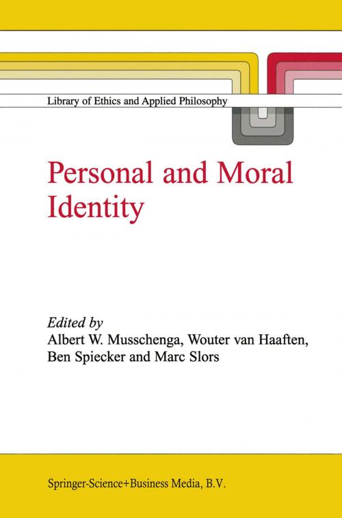 Cover of the book Personal and Moral Identity by , Springer Netherlands