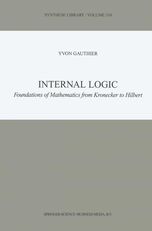 Cover of the book Internal Logic by Y. Gauthier, Springer Netherlands