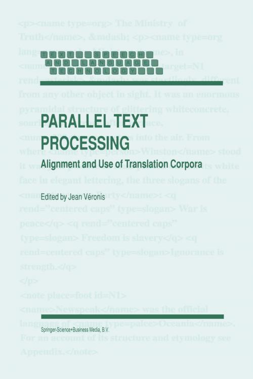 Cover of the book Parallel Text Processing by , Springer Netherlands