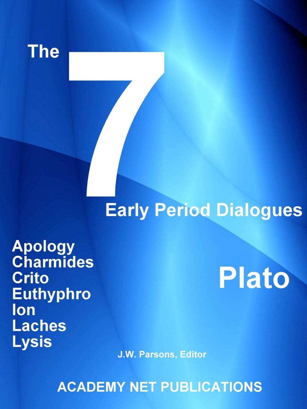 Big bigCover of Plato's - "The 7 Early Period Dialogues"