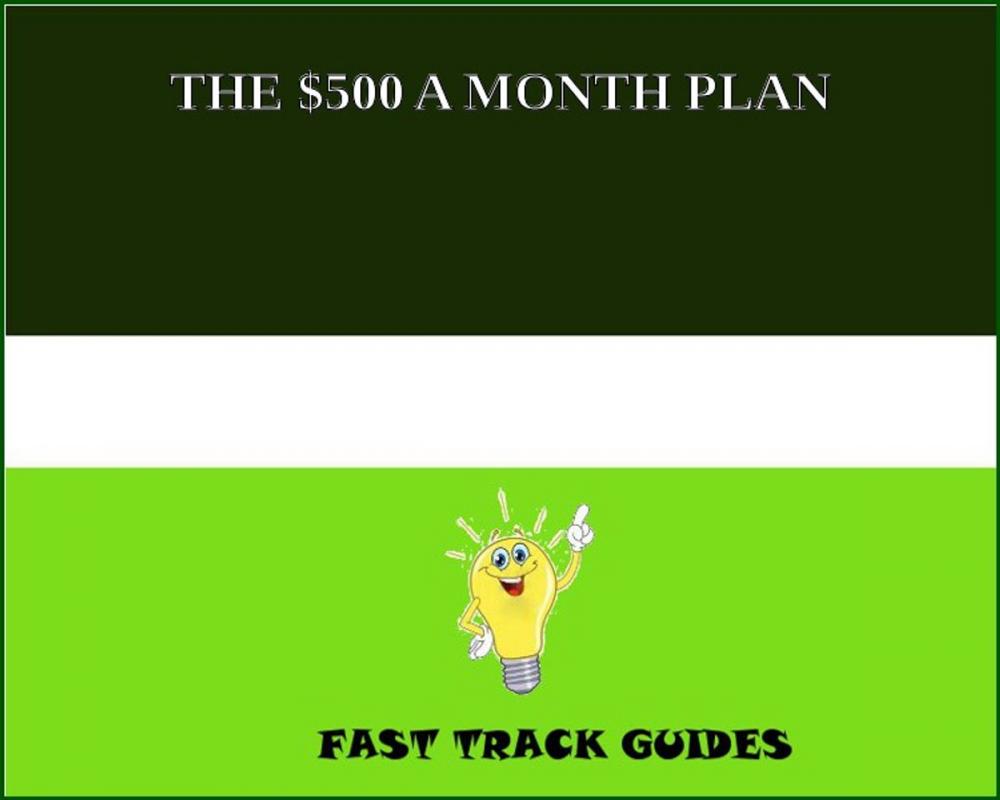 Big bigCover of THE $500 A MONTH PLAN