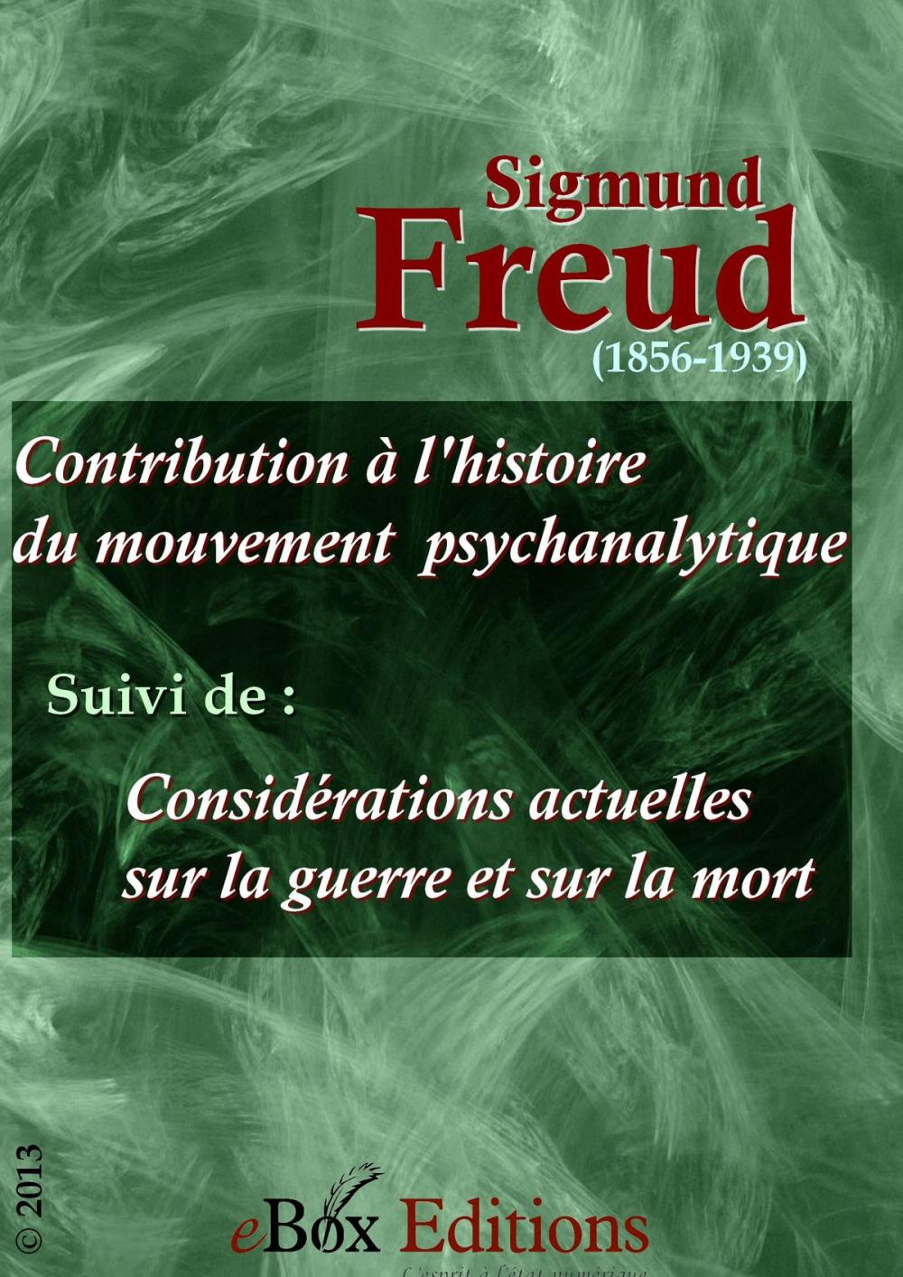 Big bigCover of Contribution à l'histoire du mouvement psychanalytique