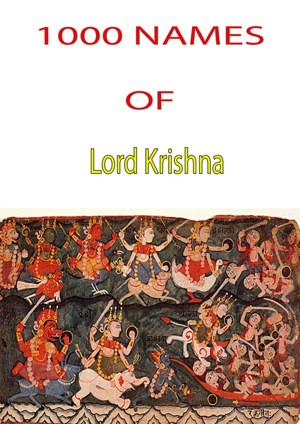 Big bigCover of 1000 Names Of Lord Krishna