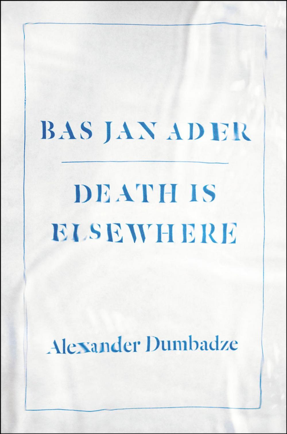 Big bigCover of Bas Jan Ader