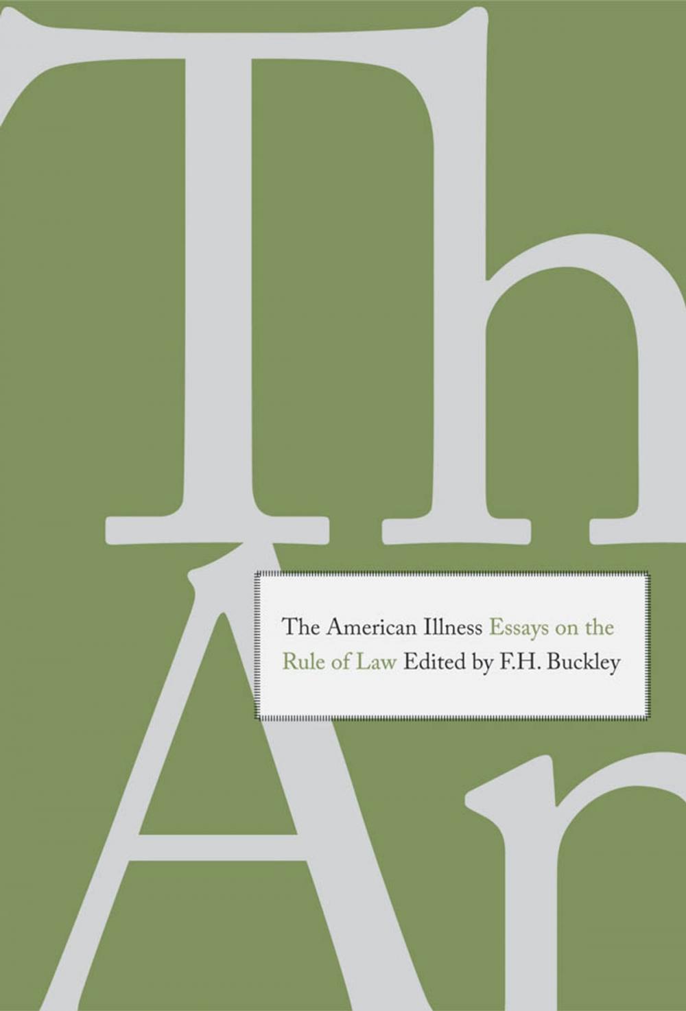 Big bigCover of The American Illness