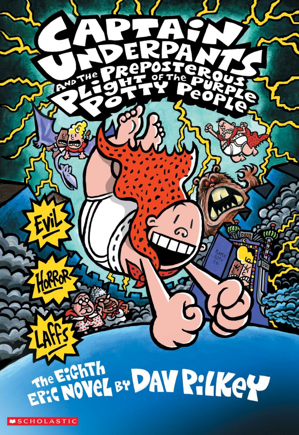 Big bigCover of Captain Underpants and the Preposterous Plight of the Purple Potty People