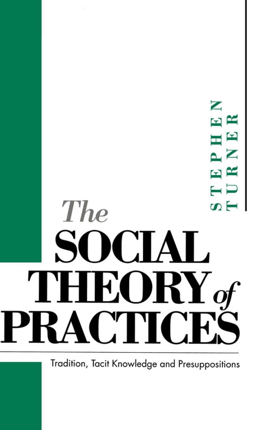 Big bigCover of The Social Theory of Practices